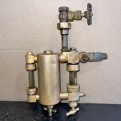 Antique Brass Lunkenheimer Senior Hydrostatic Lubricator Oiler Hit Miss Steam  • $195