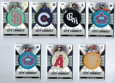 $4.98 • Buy City Connect Commemorative Patch Complete Your Set 2023 Topps Series 1 You Pick
