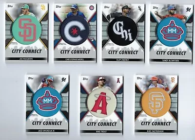 $4.98 • Buy City Connect Commemorative Patch Complete Your Set 2023 Topps Series 1 You Pick