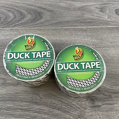 $21.24 • Buy Lot Of 2-Duck Brand 1.88 In X 10 Yds Printed MUSTACHE DESIGN DUCT TAPE ~ NEW