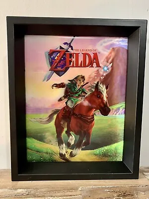 The Legend Zelda 3D Lenticular Framed Holographic Wall Art Shadow Box 8x10 • £23.13