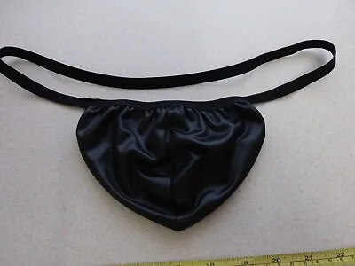 Mens  Black Wet Look Posing Pouch/thongstag Dosecret Santa Valentine Gift • £2.99