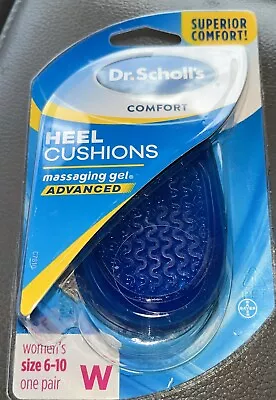 Dr. Scholls Womens Gel HEEL Cushion Insoles Massaging ( 1 Pair ) • $11.79