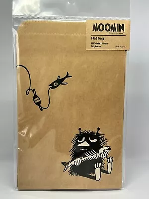 Moomin Stinky Flat Bag H170×W117mm 10pleces Indigo Japan • $8.90