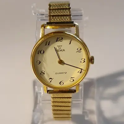 Women's Watch' Yema   French Vintage Gold Ladies Antique Watch Works Perfect • $146.54