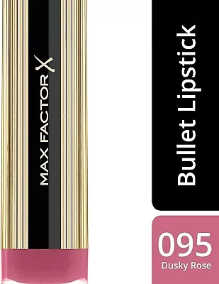 Max Factor Colour Elixir Lipstick With Vitamin E - Dusky Rose 095 • £6.50