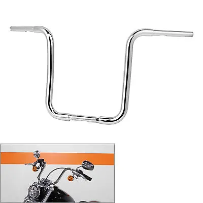 16  Ape Hanger 1 1/4  Handle Bar Fit For Harley Sportster XL Softail Custom • $80.99