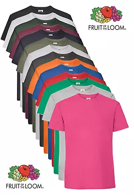 £7.25 • Buy Fruit Of The Loom Iconic 195 Ringspun Cotton Short Sleeve Premium Tee T-Shirt