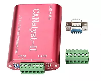 New CANalyst-II USB To CAN Analyzer CAN-BUS Converter Adapter Support ZLGCANpro • £73.91