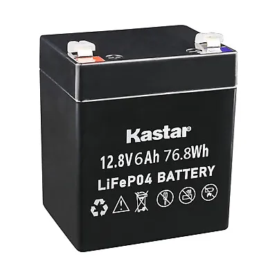 Kastar 2000 Cycles 12V 6Ah Rechargeable LiFePO4 Lithium Iron Phosphate Battery • $32.99
