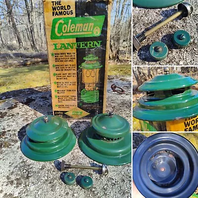 VTG Coleman 220 Lantern Parts - Pump 2- Ventilators( Tops ) 2 Fuel Caps Box • $29.99