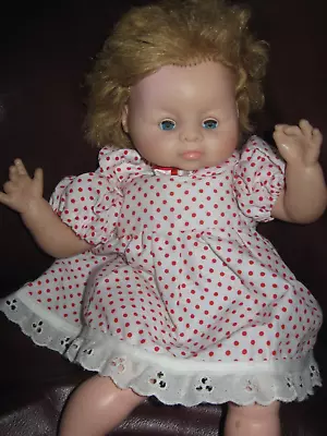 Vintage Baby Doll- Thumbelina Baby Dear Clone- Floppy Cloth Body- Goldberger • $34.99