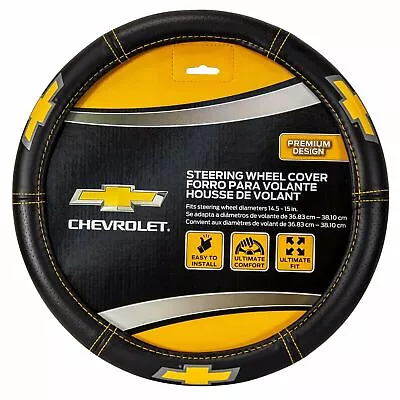 ⭐️⭐️⭐️⭐️⭐️ Chevrolet Premium Speed Grip Car SUV Truck Steering Wheel Cover New • $24.99