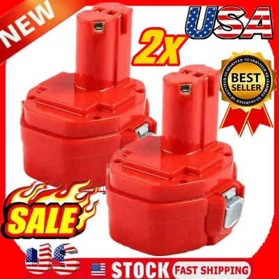 2PACK For Makita 14.4V 1420 Battery 1422 1433 1434 1435 1435F 192699-A 193158-3 • $26.99