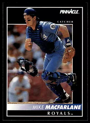 1992 Pinnacle 517 Mike Macfarlane Kansas City Royals Baseball Card • $1.49
