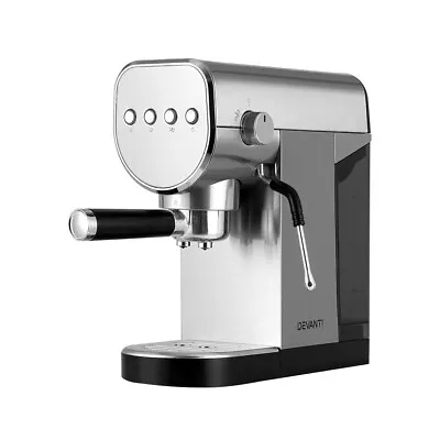 Devanti Coffee Machine Espresso Maker 20 Bar Milk Frother Cappuccino Latte Cafe • $123.53