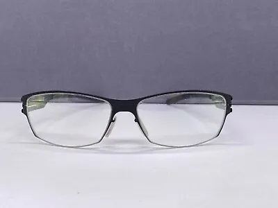 Ic! Berlin Eyeglasses Frames Men Woman Black Matte Rectangular Oval Sharon A • £142.76