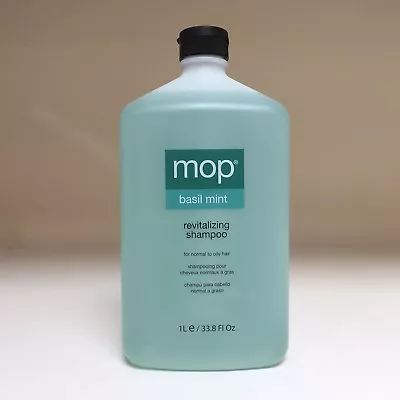 Mop Basil Mint Revitalizing Shampoo 33.8 Oz 1 Liter   New Fresh • $34.99