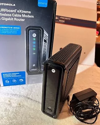 Motorola SURFboard Extreme Wireless Cable Modem & Gigabit Router SBG6580 • $12.99