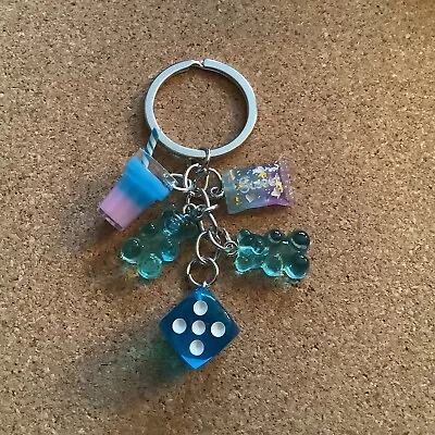 Gummy Bears Dice & Charms Keychain/bag Charm Gift 🎁 • £3