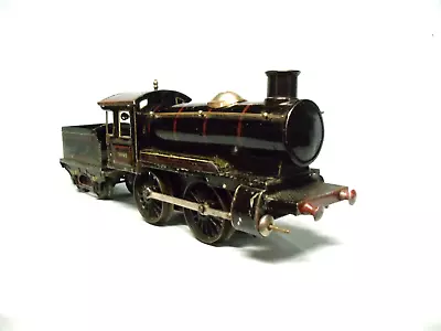 Marklin Prewar 1 Gauge  #1041 Clockwork  0-4-0 Steam Engine & #18601 Tender • $275