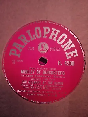 Medley Of Quicksteps - Ian Stewart At The Savoy 10  Shellac 78 Rpm Record Great • £7.99