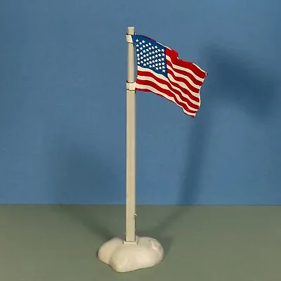 Original Marx Cape Kennedy / Canaveral  Tin Flag With Pole & Base • $29