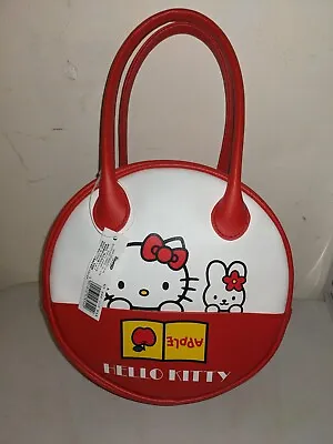 Hello Kitty Sanrio Smiles Red Handbag Purse ABC Apple Brand New With Tags  • $49