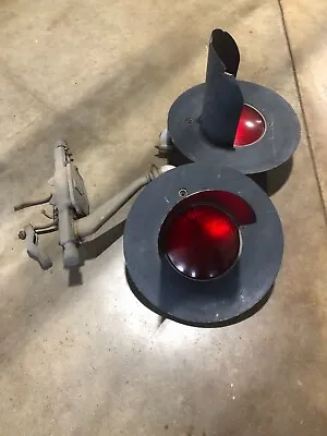 Vintage Railroad Crossing Signal Light Train Crossing Light Railroad Crossing • $500