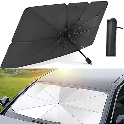 145*79CM Car Windshield Sunshade Umbrella Front Window Visor Sun Shade Cover • $14.99