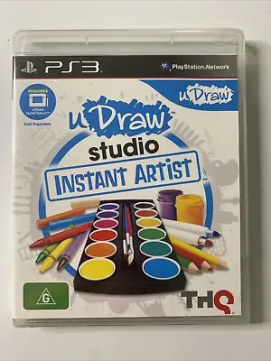 UDRAW Studio Instant Artist (2011) Playstation 3 Game - PS3 Requires Game Tablet • $10