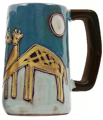 Mara Stoneware Stein/Mug 16 Oz.  - Giraffes - (513H6) • $26.95