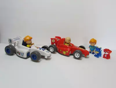 Caillou Race Car Vehicles With Rosie Leo Famosa And Paw Patrol Dogs Lot • $19.99