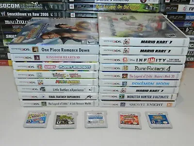 $40.91 • Buy Nintendo 3DS Games Complete Carts Fun You Pick & Choose Video Games Lot
