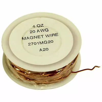 75 Foot 20 Gauge Copper Magnet Wire With Enamel Insulation (1/4 Pound) • $10.41