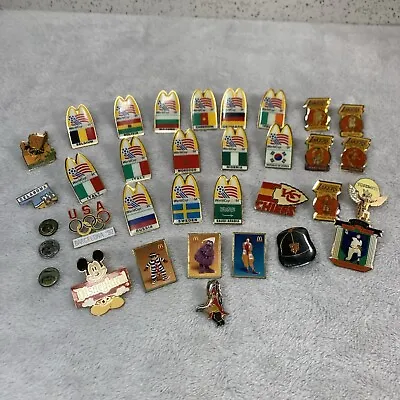 McDonald's WorldCup 1994 Lot Of Nations Lapel Pins & Others Ronald McDonald Pin • $34.96