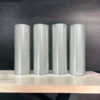 $36.99 • Buy 4 Rolls 11 X50' Vacuum Sealer Bags Food Saver Sealing Machine Storage Bag (4ML)