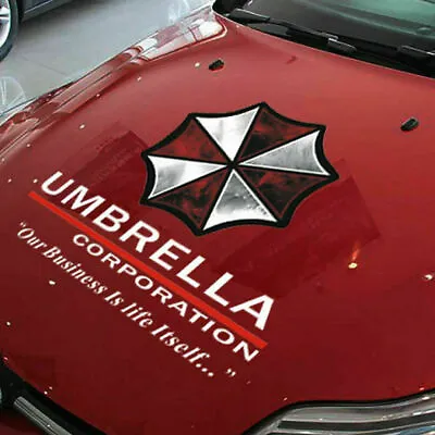 Big Size 1Set Umbrella Corporation Decal Cars Door Hood PET Resident Evi Sticker • $11.27