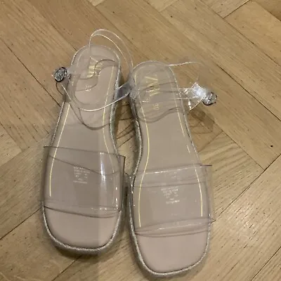 ZARA   Transparent Sandals Uk Size  6/39 £45 BNWT💐 • £18
