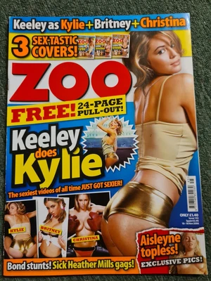 £75 • Buy Zoo Magazine 2006 Keeley Hazel Does Kylie Cover Excellent Condition Very Rare