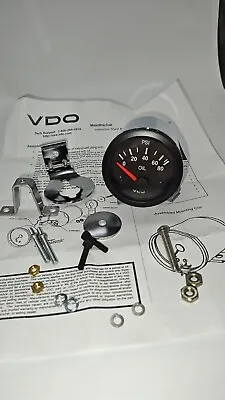 Gauge Mounting Cup Chrome Steel 2 1/16  52mm Kit  VDO 240-017 Universal Fit • $49