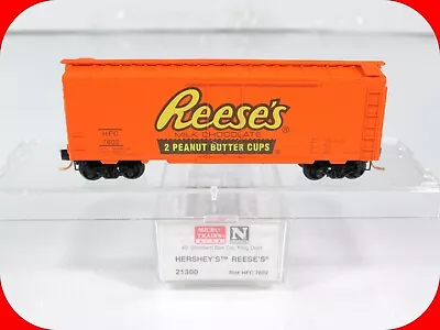 N Scale Hershey's REESE'S Peanut Butter Cups 40' Box Car ---- MICRO TRAINS 21300 • $54.99