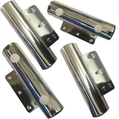 Chrome Silver Metal Tube Legs Furniture Feet Sofa Bed Chair Stools Cabinet Uk • £5.49