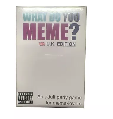 $38.79 • Buy What Do You Meme? UK Edition Adult Party Card Game For Meme Lovers🔥BRAND NEW🔥