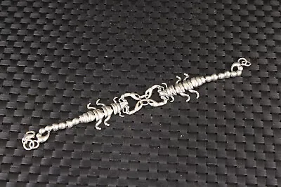 Unique Chinese S925 Silver Solid Scorpion Statue Bracelet Collectable • $126.99