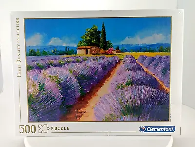Clementoni Lavender Scent High Quality Puzzle Of 500 Pcs - 49x36 CM New & Sealed • £8.99