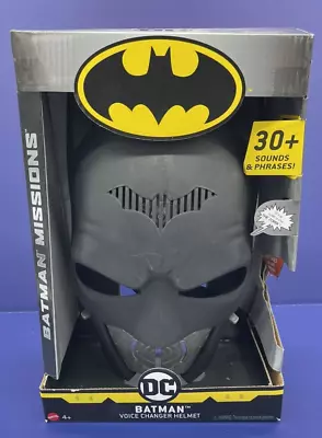 Batman Missions Voice Changer Helmet DC Universe Superhero Mask Mattel • $12.22