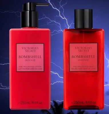 Victoria Secret BOMBSHELL INTENSE LOTION & FINE FRAGRANCE MISTS #FREE SHIPPING • $50