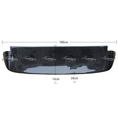 For 92-95 Honda Civic EG S Style Hatchback Carbon Fiber Rear Roof Wing Spoilers • $349.12