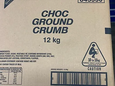 12kg Nabisco Oreo Ground Fine Crushed Biscuit Crumb Crumbs - Free Post • $189.99
